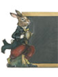 Rabbits Chalkboard - Boardwalk Originals Rabbit Decoration & Display